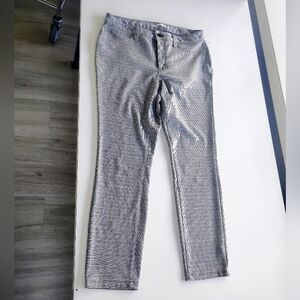 LC Lauren Conrad Black and White Houndstooth Pants